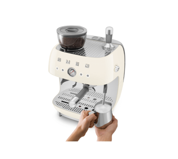 Smeg Espresso Machine – Cream (EGF03CREU)