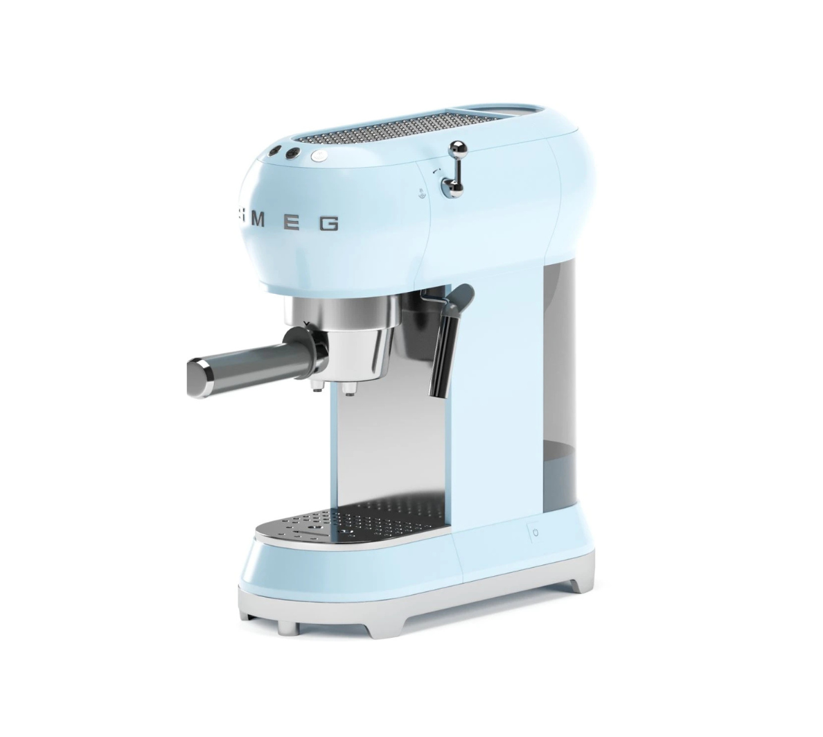 Smeg Espresso Machine – Pastel Blue (ECF01PBEU)